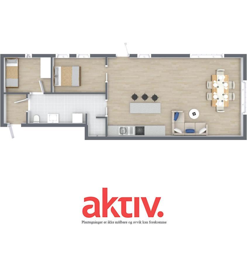 Stylish Apartment With Beautiful Views Of The River, Beach Nearby Kristiansand Exterior foto
